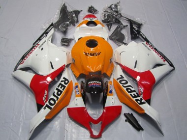 Arancia Rosso Bianco Repsol Carene Moto CBR 600 RR 2009-2012