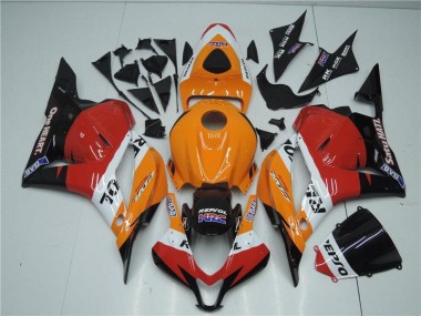 Arancia Rosso Nero Repsol Carene Moto CBR 600 RR 2009-2012