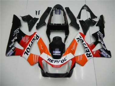 Arancia Rosso Nero Repsol Carene Moto CBR 900 RR 929RR 2000-2001