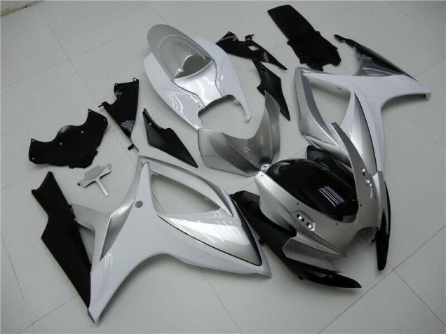 Argento ABS Kit Carenatura Moto GSXR 600 / 750 K6 2006-2007