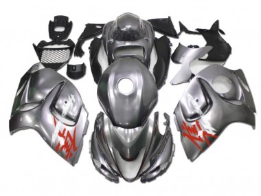 Argento Carene Moto GSXR 1300 Hayabusa 2008-2019