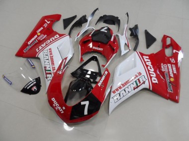 Bandiera 7 Carene Moto Ducati 848 1098 1198 2007-2014