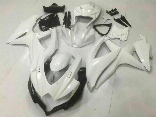 Bianco ABS Kit Carenatura Moto GSXR 600 / 750 K8 2008-2010