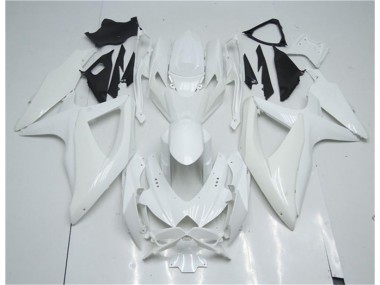 Bianco ABS Plastica Moto & Carenatura Moto GSXR 600 / 750 K8 2008-2010