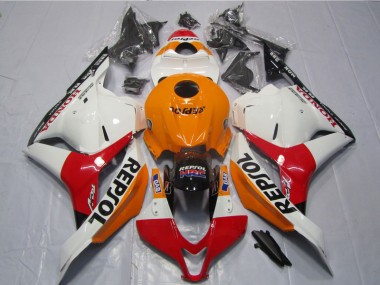 Bianco Arancia Nero Repsol Carene Moto CBR 600 RR 2009-2012