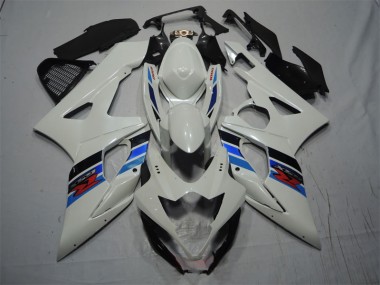 Bianco Blu ABS Moto Plastica & Moto Carena GSXR 1000 K5 2005-2006