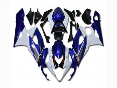 Bianco Blu Carene Moto GSXR 1000 K5 2005-2006