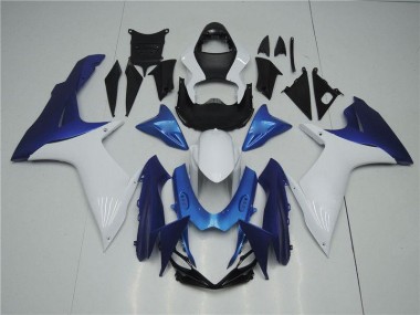 Bianco Blu Carene Moto GSXR 600 / 750 K11 2011-2024