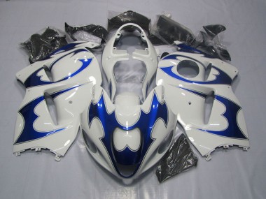 Bianco Blu Kit Carene GSXR 1300 Hayabusa 1996-2007