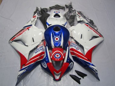 Bianco Blu Rosso Kit Carene CBR 600 RR 2009-2012