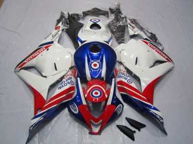 Bianco Blu Rosso Plastica Moto CBR 600 RR 2009-2012