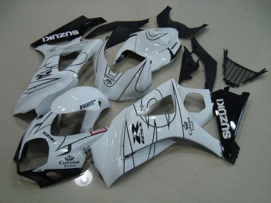 Bianco Corona Carene Moto GSXR 1000 K7 2007-2008