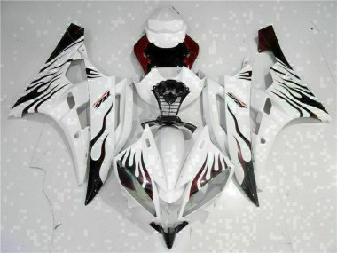 Bianco Kit Carenatura Motocicletta Completo ABS R6 2006-2007