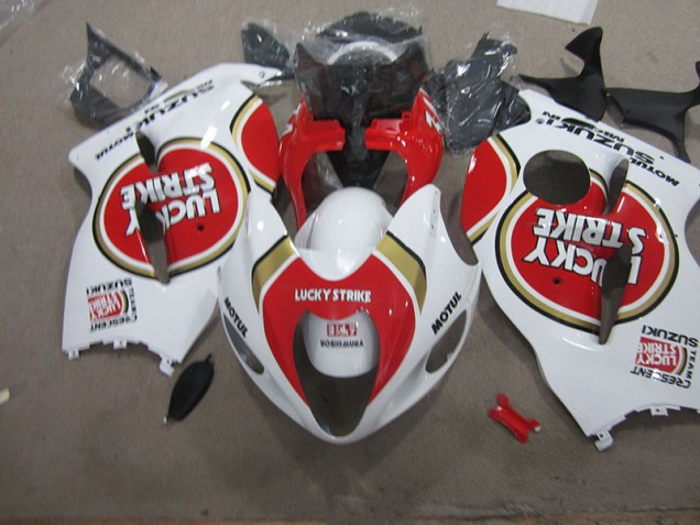 Bianco Lucky Strike Motul Carene Moto GSXR 1300 Hayabusa 1996-2007