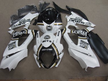 Bianco Lucky Strike Nero Motul Carene Moto GSXR 1000 K7 2007-2008