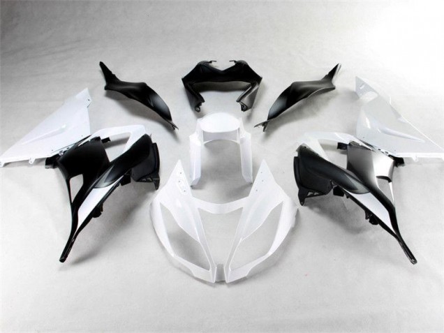 Bianco Nero ABS Moto Plastica & Carene ZX6R 2013-2018