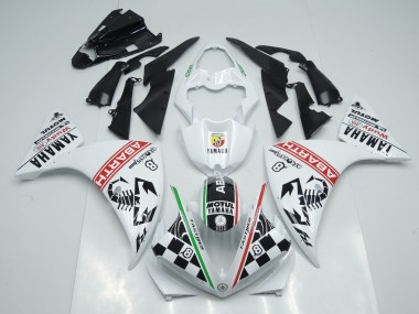 Bianco Nero Abrath Carene Moto R1 2012-2014