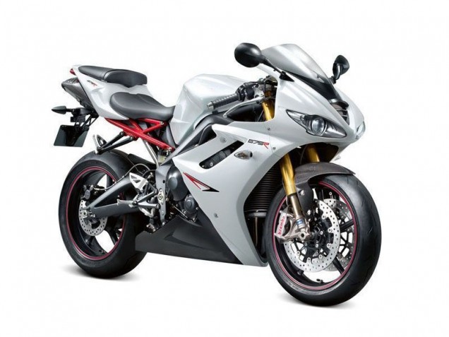 Bianco Nero Carene Moto Daytona 675 Triple 2006-2008