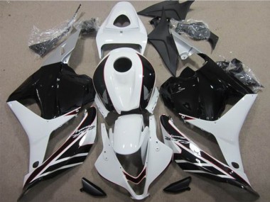 Bianco Nero Kit Carenatura Moto Completa CBR 600 RR 2009-2012