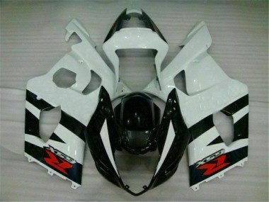 Bianco Nero Plastica Moto GSXR 1000 K3 2003-2004