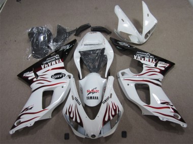 Bianco Nero Rosso Squalo Carene Moto R1 2009-2011