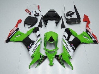 Bianco Nero & Verde Carene Moto ZX10R 2008-2010