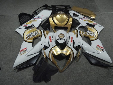 Bianco Oro Lucky Strike Motul Carene Moto GSXR 1000 K5 2005-2006