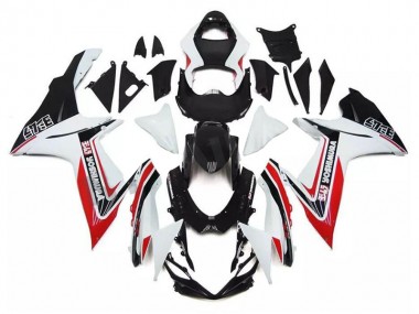 Bianco Rosso Nero Carene Moto GSXR 600 / 750 K11 2011-2024