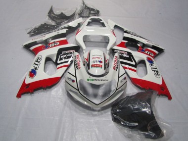 Bianco Rosso Rizoma Playboy Carene Moto GSXR 1000 K1 2000-2002