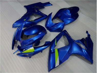 Blu ABS Moto Plastica & Carena GSXR 600 / 750 K6 2006-2007