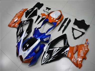 Blu Arancia Carene Moto GSXR 600 / 750 K8 2008-2010