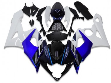 Blu Bianco ABS Kits Carenatura Moto GSXR 1000 K5 2005-2006