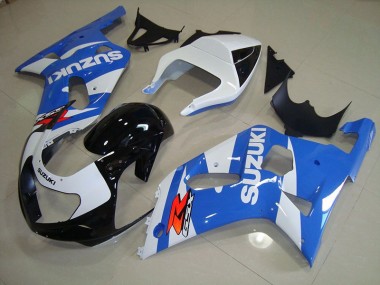 Blu Bianco ABS Kits Carenatura Moto GSXR 750 K1 K2 K3 2001-2003