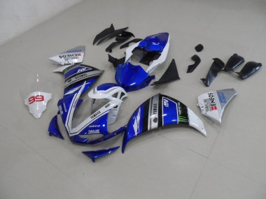 Blu Bianco ABS Kits Carenatura Moto R1 2012-2014