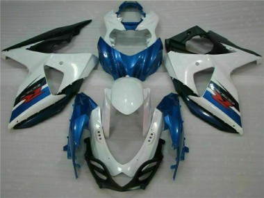 Blu Bianco ABS Moto Plastica & Carene GSXR 1000 K9 2009-2016