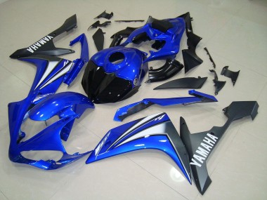 Blu Bianco ABS Moto Plastica & Carene R1 2007-2008