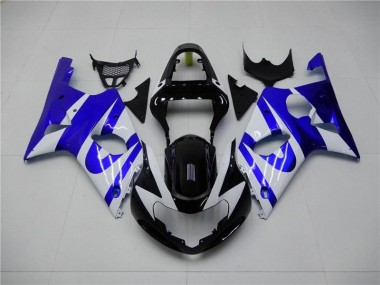 Blu Bianco Carene Moto GSXR 1000 K1 2000-2002