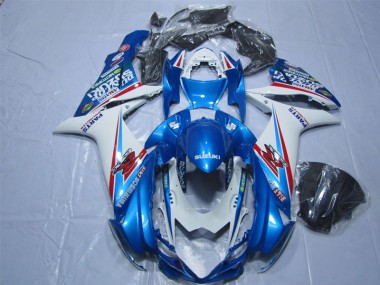 Blu Bianco Carene Moto GSXR 600 K11 2011-2024