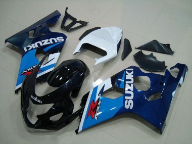 Blu Bianco Carene Moto GSXR 750 K4 2004-2005