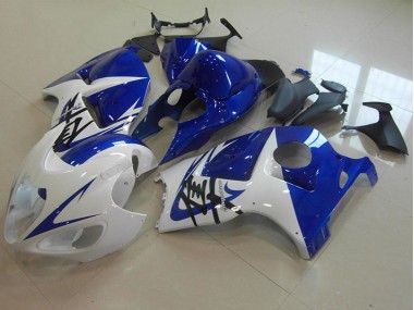 Blu Bianco Carene Moto & Plastica GSXR 1300 Hayabusa 1996-2007