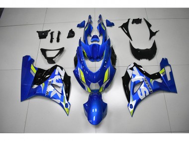 Blu Bianco Decal Carene Moto GSXR 1000 2017-2023