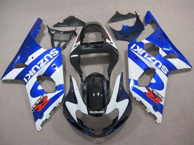 Blu Bianco Decal Kit Carene Moto Completa GSXR 1000 K1 2000-2002