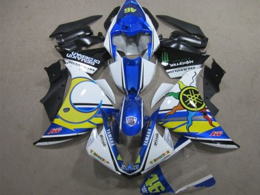 Blu Bianco Giallo 46 Carene Moto R1 2012-2014