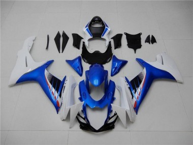 Blu Bianco Kit Carenatura Moto Completa GSXR 600 / 750 K11 2011-2024