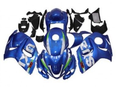 Blu Bianco Kit Carenatura Moto GSXR 1300 Hayabusa 2008-2019