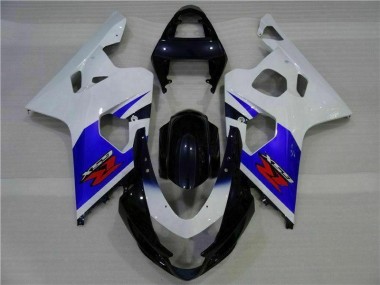 Blu Bianco Kit Carene Moto GSXR 600 / 750 K4 2004-2005