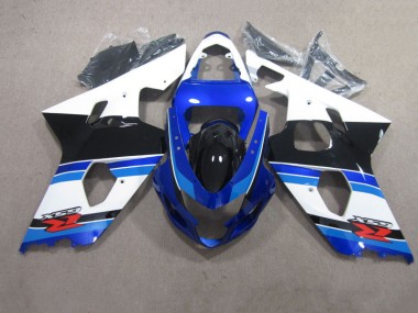 Blu Bianco Kit Completo Carenatura Moto ABS GSXR 600 K4 2004-2005