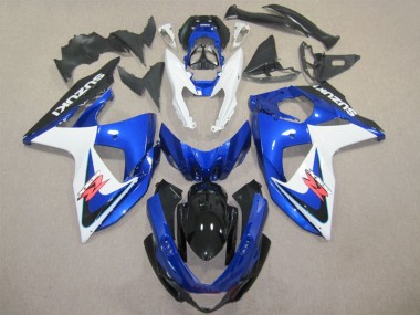 Blu Bianco Kits Carenatura Moto Completa GSXR 1000 K9 2009-2016