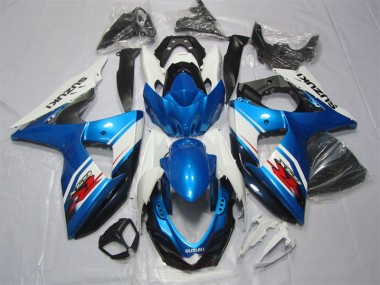 Blu Bianco Kits Carene Moto GSXR 1000 K9 2009-2016