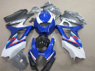 Blu Bianco Kits Carene Moto & Plastica Moto GSXR 1000 K7 2007-2008